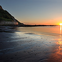 Buy canvas prints of Runswick Bay Sunrise by Matt Cottam