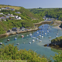 Buy canvas prints of Solva St Brides Bay Pembrokeshire Wales by Chris Warren