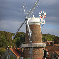 Buy canvas prints of Windmill at Cley Next The Sea Norfolk by Chris Warren