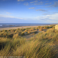 Buy canvas prints of Sand Dunes at Hunstanton beach Norfolk England by Chris Warren