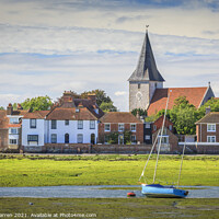 Buy canvas prints of Low tide at Bosham Harbour Chichester West Sussex by Chris Warren