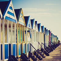 Buy canvas prints of Beach huts Southwold Suffolk England by Chris Warren