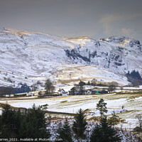 Buy canvas prints of Trossachs Stirling Scotland in winter by Chris Warren