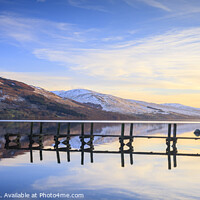 Buy canvas prints of Reflections on Loch Tay Perth and Kinross Scotland by Chris Warren