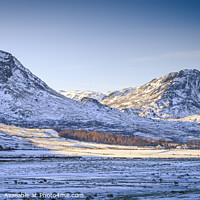 Buy canvas prints of Glen Lyon Perth and Kinross Scotland in the snow by Chris Warren
