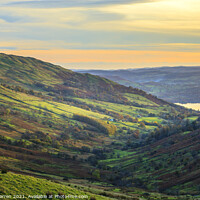 Buy canvas prints of View over Windermere Lake District Cumbria by Chris Warren