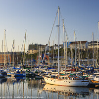 Buy canvas prints of Milford Haven Marina in the evening light  by Chris Warren