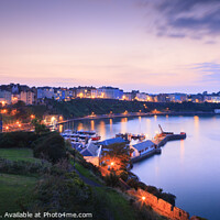 Buy canvas prints of Tenby Harbour & North beach  by Chris Warren