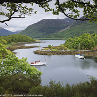 Buy canvas prints of Bishops Bay Loch Leven Scotland by Chris Warren