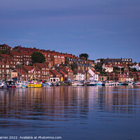 Buy canvas prints of River Esk Whitby North Yorkshire evening light  by Chris Warren