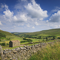 Buy canvas prints of Stone barn in the Yorkshire Dales by Chris Warren