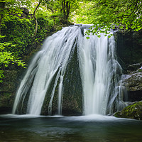 Buy canvas prints of Janets Foss Waterfall Malham Craven Yorkshire  by Chris Warren