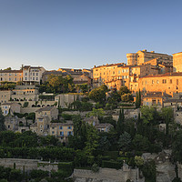 Buy canvas prints of Gordes France in the evening light by Chris Warren