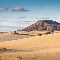 Buy canvas prints of Sand Dunes at Corralejo Fuerteventura by Chris Warren