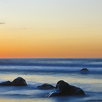 Buy canvas prints of Sunset over the sea on Fuerteventura  by Chris Warren