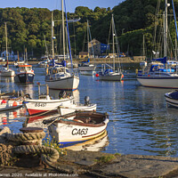 Buy canvas prints of Lower Town Fishguard Pembrokeshire Wales  by Chris Warren