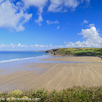 Buy canvas prints of Panoramic Broadhaven Pembrokeshire by Chris Warren