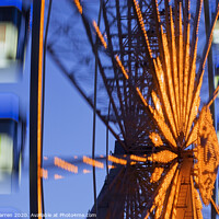 Buy canvas prints of Ferris Wheel by Chris Warren