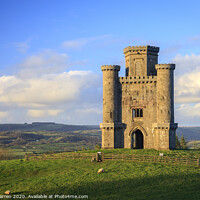 Buy canvas prints of Paxtons Tower Carmarthenshire by Chris Warren