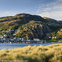 Buy canvas prints of Barmouth across the Mawddach Estuary by Chris Warren