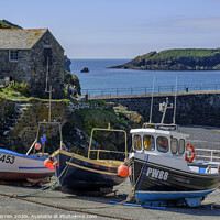 Buy canvas prints of Mullion Cove Cornwall by Chris Warren