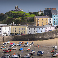 Buy canvas prints of Tenby Harbour Pembrokeshire by Chris Warren