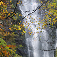 Buy canvas prints of Pistyll Rhaeadr Waterfalls by Chris Warren