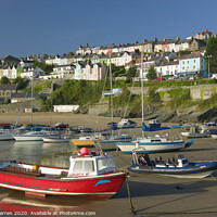 Buy canvas prints of New Quay Ceredigion Wales by Chris Warren