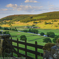 Buy canvas prints of Countryside in Wharfedale Yorkshire by Chris Warren