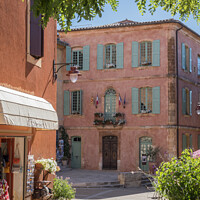 Buy canvas prints of Hotel de Ville Roussillon Provence France by Chris Warren