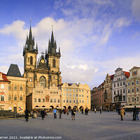 Buy canvas prints of Old Town Square Prague Czech Republic by Chris Warren
