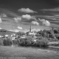 Buy canvas prints of River Wye  at Ross-on-wye on a summers day  by Chris Warren