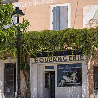 Buy canvas prints of Boulangerie in Saint Saturnin France by Chris Warren