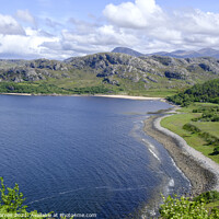 Buy canvas prints of Gruinard Bay Ross and Cromarty Ross-shire Highland by Chris Warren