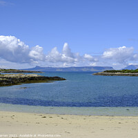 Buy canvas prints of Traigh beach Arisaig Highland Scotland by Chris Warren