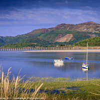 Buy canvas prints of Evening light at Mawddach Estuary Wales by Chris Warren