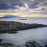 Buy canvas prints of Evening at Arisaig Lochaber Inverness-shire by Chris Warren