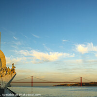 Buy canvas prints of Monument to the Discoveries Belem Lisbon Portugal by Chris Warren