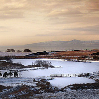 Buy canvas prints of Winter on Fairlie moor by Peter Mclardy