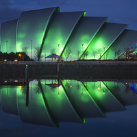 Buy canvas prints of Glasgow Armadillo ! by Peter Mclardy