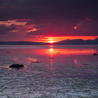 Buy canvas prints of Arran Sunset by Peter Mclardy