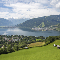 Buy canvas prints of Zell am see by Peter Mclardy