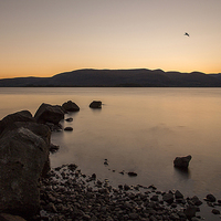 Buy canvas prints of  Loch Lomond after sunset by Peter Mclardy