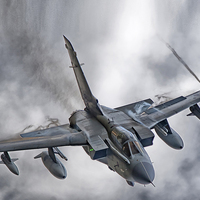 Buy canvas prints of Tornado GR4/GR4A by Andrew chittock