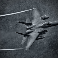Buy canvas prints of F-15E strike Eagle by Andrew chittock
