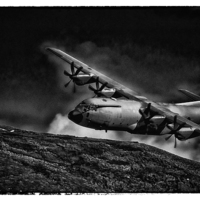 Buy canvas prints of C130 by Andrew chittock