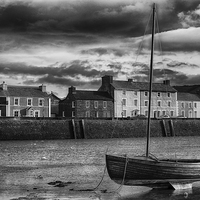 Buy canvas prints of Aberaeron Harbor,West Wales by Andrew chittock