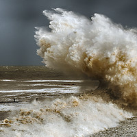 Buy canvas prints of storm,brian,wales 2 by Andrew chittock