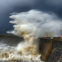 Buy canvas prints of storm,brian,wales 4 by Andrew chittock