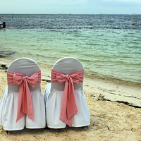 Buy canvas prints of Caribbean Wedding Chairs by Maria Carter